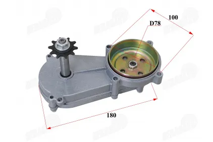 Reduktorius motorinio dviračio 4T 53cc varikliui su grandinine pavara 144F-1