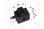 Turns relay for scooter 2 pins MS03, MS031, MS04, MS041 analogue MOT125015