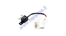 RELAY WITH WIRE 2 PINS FOR SCOOTER, LED TURN SIGNAL LIGHT UP TO 10W