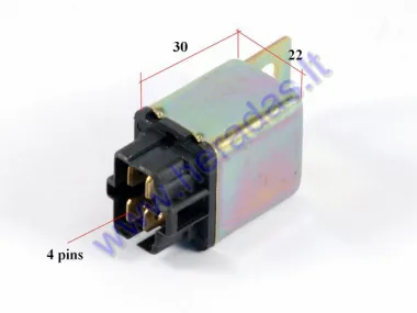 Starter relay for scooter