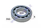 Ball bearing 16004 for motorcycle, scooter Simson S51 SR50