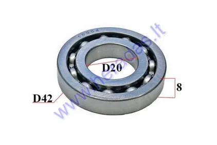 Ball bearing 16004 for motorcycle, scooter Simson S51 SR50