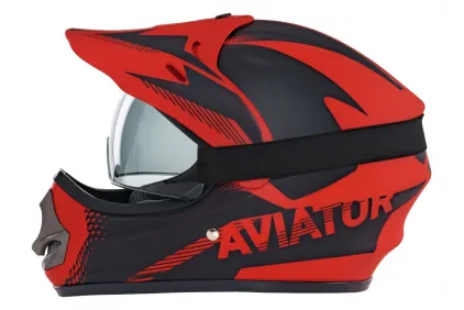 Šalmas motociklininko krosinis AVIATOR MX