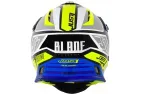 Šalmas motociklininko krosinis Just1 J38 Blade BLUE FLUORESENT YELLOW BLACK