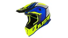 Helmet motorcyclist cross Just1 J38 Blade BLUE FLUORESENT YELLOW BLACK