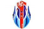 Šalmas motociklininko krosinis Just1 J38 Blade BLUE RED WHITE