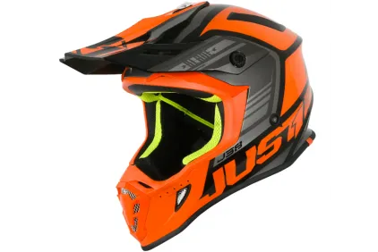 Motorcyclist cross helmet Just1 J38 Blade ORANGE BLACK