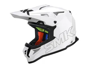 Helmet of a motorcyclist SMK ALLTERRA