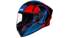 Motorcycle helmet SMK STELLAR FARO GL236 blue/red