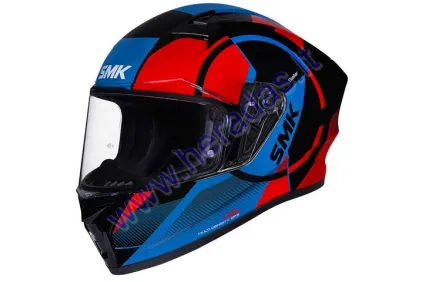 Motorcycle helmet SMK STELLAR FARO GL236 blue/red