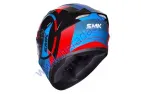 Motorcycle helmet SMK STELLAR FARO GL236 blue/red