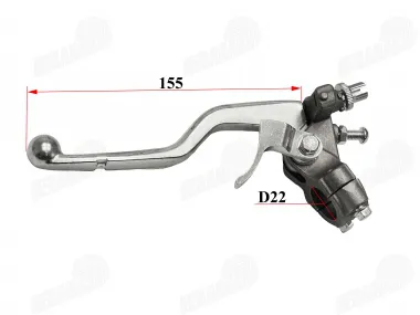 Sankabos rankenėlė su pariebintoju Honda CR125R CR250R CRF250R CRF450R CRF250X CRF450X 02-17