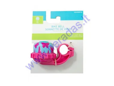 Bike bell ITHAL pink/blue