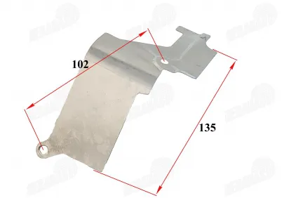 Side cover for motorized bicycle 4T 49cc 142F