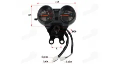 Speedometer tachometer for motorcycle, moped CHAMP DELTA electric