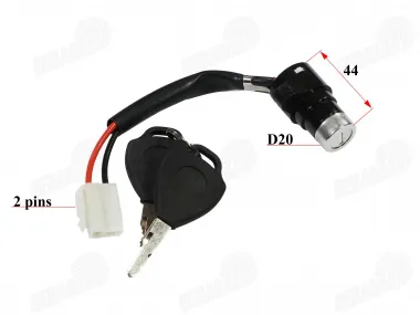 KEY SWITCH for electric cargo tricycle KING BOX 1, 2, 3 ,JP2100, JP2800, JP3900, JP3900ROOF