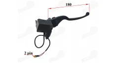 RIGHT SIDE BRAKE LEVER WITH MASTER CYLINDER FOR MOTORCYCLE, ATV, SCOOTER L180