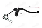 Universal brake lever with switch for motorcycle