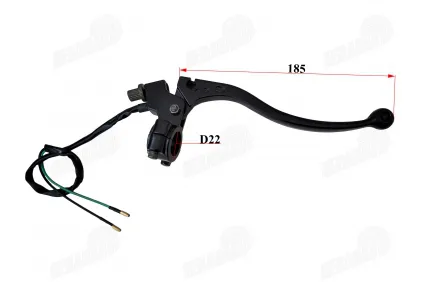 Universal brake lever with switch for motorcycle