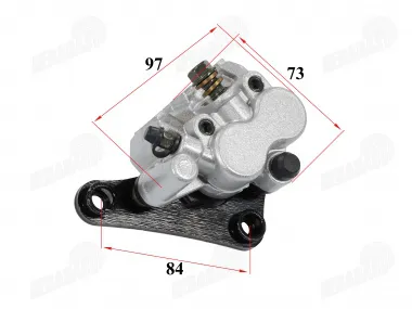 Front brake caliper for electric cargo tricycle fits KING BOX 2, KING BOX 2 su stogu, JP3900, JP3900ROOF