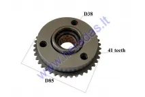 Starter clutch for 110CC 125cc 154FMI 4T ATV quad bike. One-way bearing ATV Bashan, Barton, Junak, Kymco, Zipp