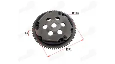 Starter clutch assembly for scooter Minarelli Horizontal,Vertical,MBK, Yamaha 50cc