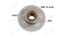 STARTER CLUTCH GEAR FOR ATV QUAD BIKE, MOTORCYCLE, MOPED 50CC 70CC 120CC FITS CHAMP DELTA, CHAMP MONTANA