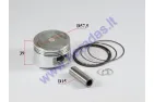 Piston, ring set for scooter 150cc D57,5 4-stroke GY6