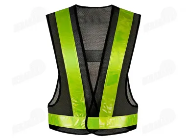 Reflective vest, yellow, one size fits all