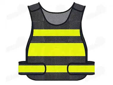 Reflective vest, one size fits all