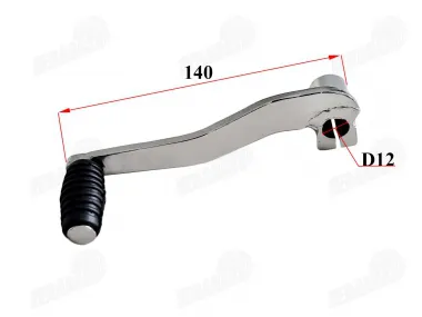 Gear shifter lever for motorcycle, moped