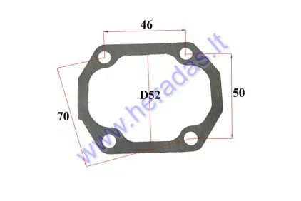 Head cover gasket for ATV quad bike moped 50cc 70cc 120cc fits CHAMP DELTA, CHAMP MONTANA