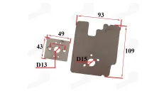 Tarpinė motorinio dviračio 4T 53cc 144F-1G