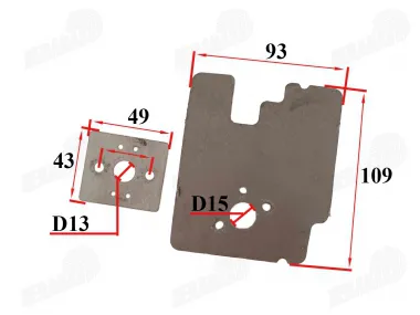 Tarpinė motorinio dviračio 4T 53cc 144F-1G