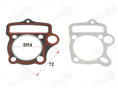 Tarpinės variklio ATV keturračio motociklo 125cc D54 cilindrui