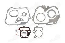 Engine gasket set for motorcycle 140 -150cc