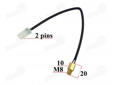 Temperatūros daviklis motociklo tinka FR50, NAKED50, DB50PRO