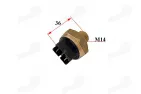 Temperature sensor, fan switch for motorcycle, scooter AM6 M14x1.25 90°C degrees