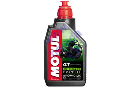 MOTOR OIL FOR 4-STROKE MOTORCYCLE ENGINES MOTUL SCOOTER EXPERT 10w40 4T 1l