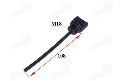 OIL GAUGE for MOTORIZED BICYCLE 4T 53cc 144F-1G chain drive, belt drive