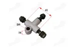 THREE-PRONG BRAKE COUPLING FOR ATV QUAD BIKE, SCOOTER M10x1.25