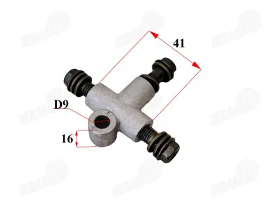 Trišakis stabdžių sujungimo ATV keturračio motociklo motorolerio  M10x1.25