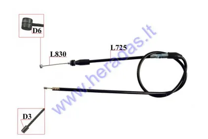 THROTTLE CABLE FOR QUAD BIKE 110cc L83cm