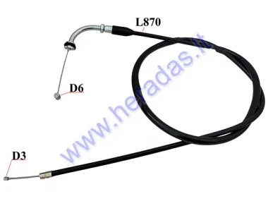 THROTTLE CABLE L106cm for motorcycle, moped