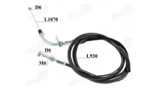 Accelerator cable for motorcycle fits DB50PRO