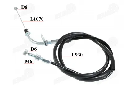 Accelerator cable for motorcycle fits DB50PRO