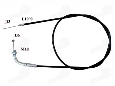 THROTTLE CABLE FOR MOTORIZED BICYCLE 4T L1090