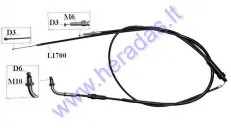 THROTTLE CABLE FOR SCOOTER 2T L170cm