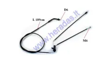 Throttle cable for scooter 2T L1880MM 1PE40, Minarelli Horizontal