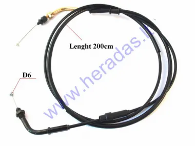 Throttle cable for scooter 50-125cc D6 4T, L200